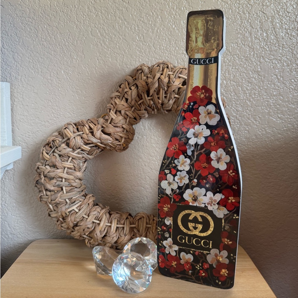 Fashion Champagne Bottle Decor